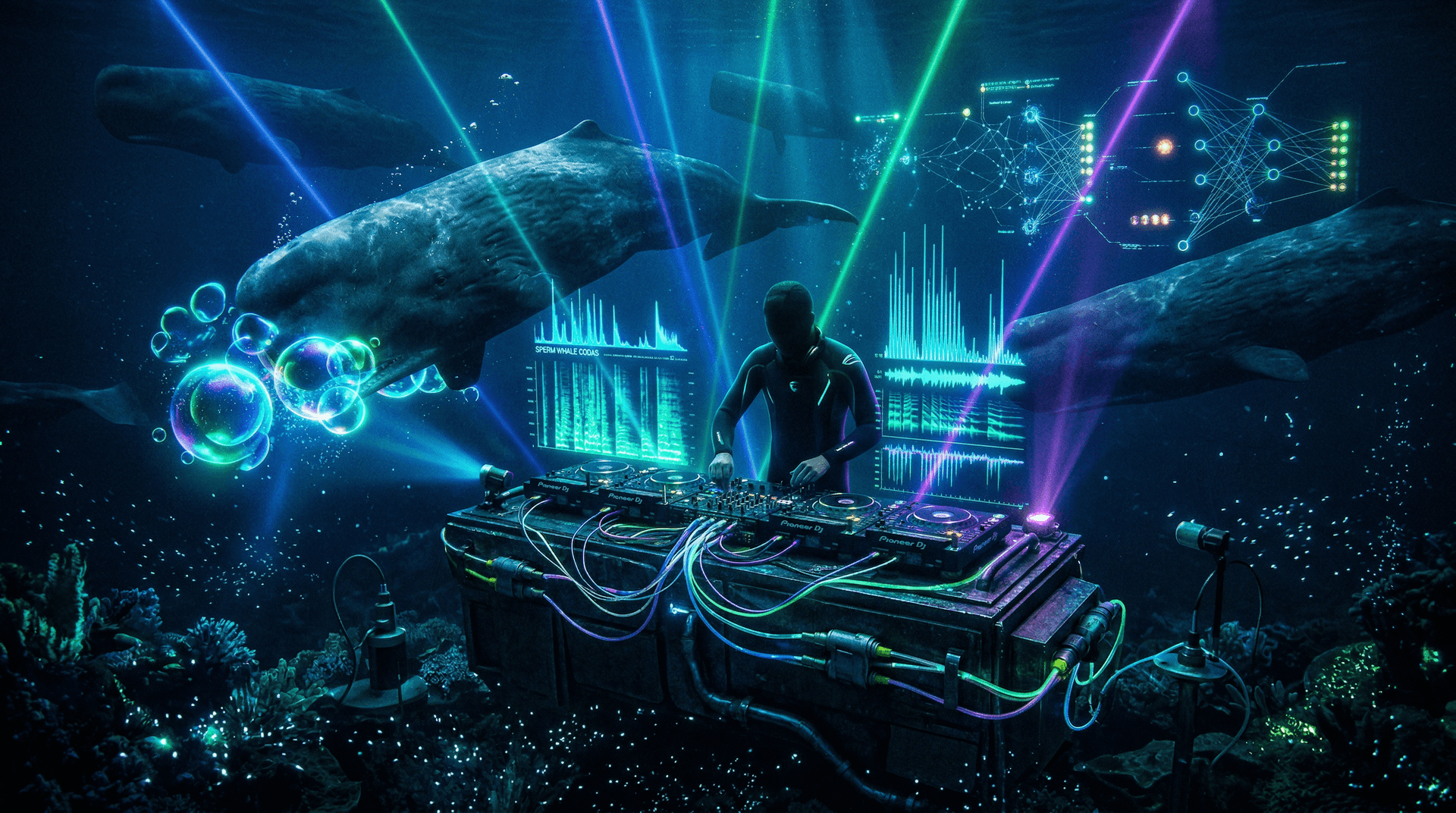 AI Whale Kommunikation revolutioniert Techno-Sounddesign