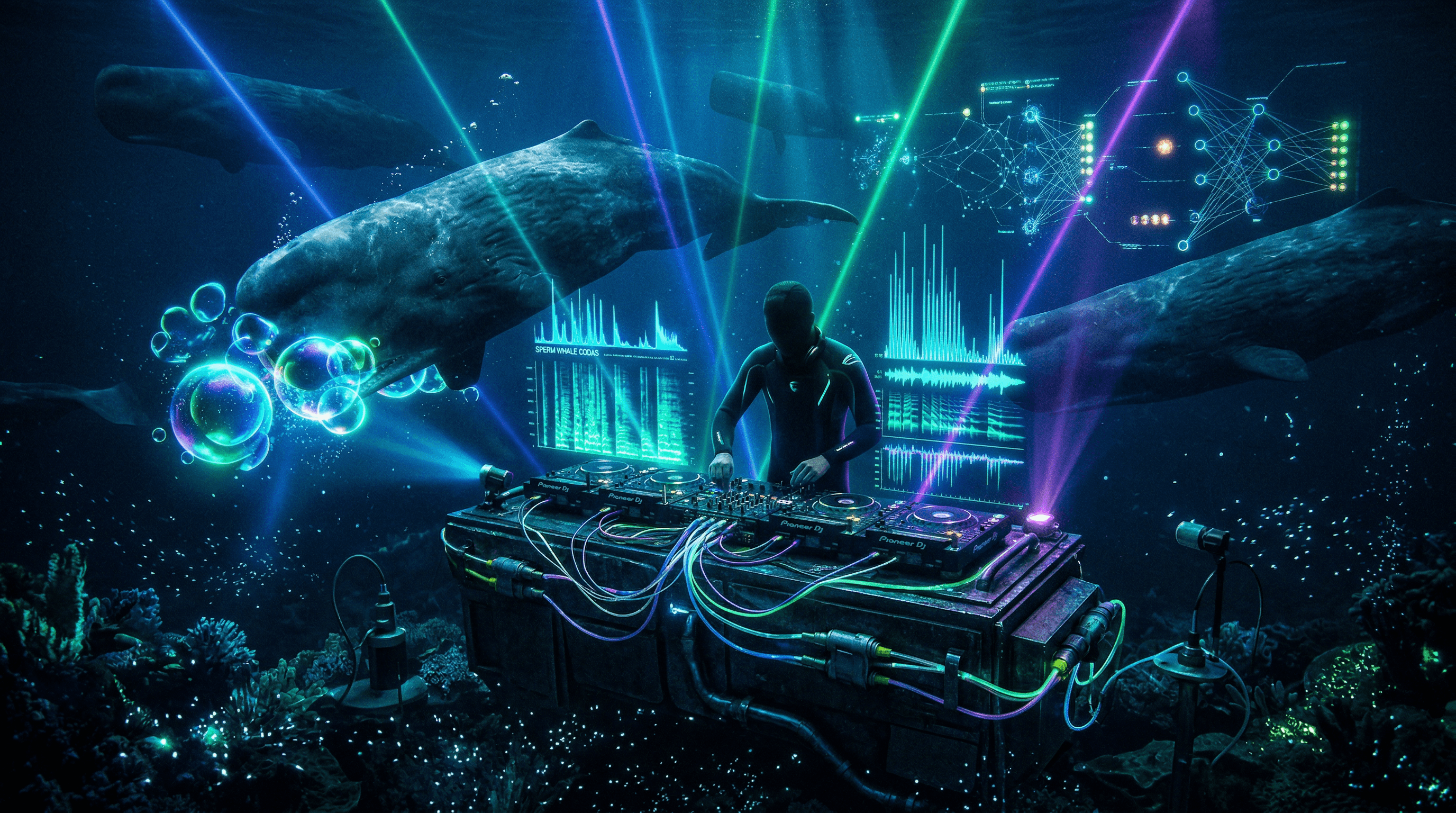 AI Whale Kommunikation revolutioniert Techno-Sounddesign