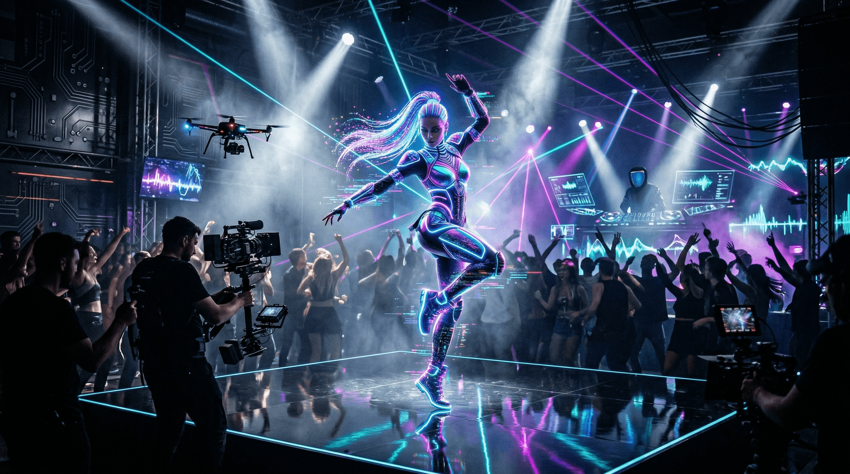 Twinnin AI-Akteure spalten Musikvideo-Szene