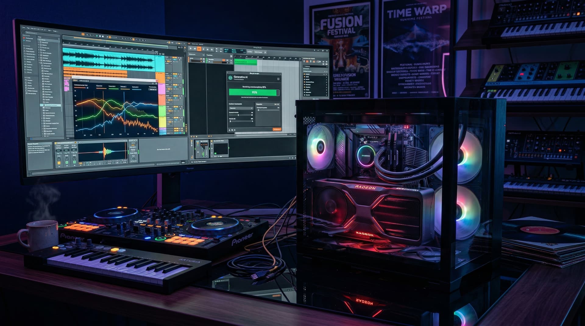 ROCm AMD CUDA 6.1 holt 95% Leistung für AI-Audio-Producer