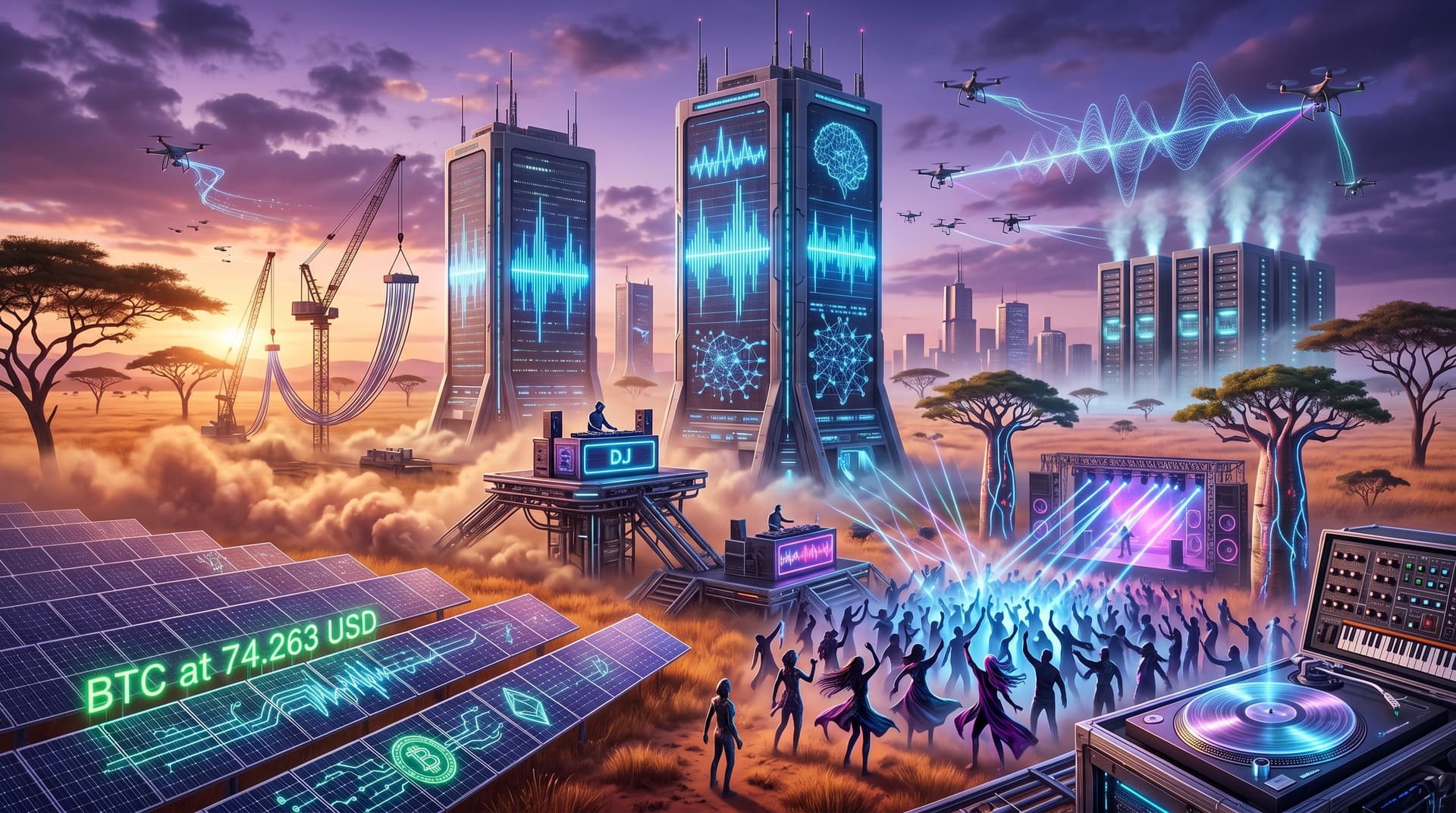 Zimbabwe AI Stadt EDM: Masiyiwa baut Krypto-Festival-Hub