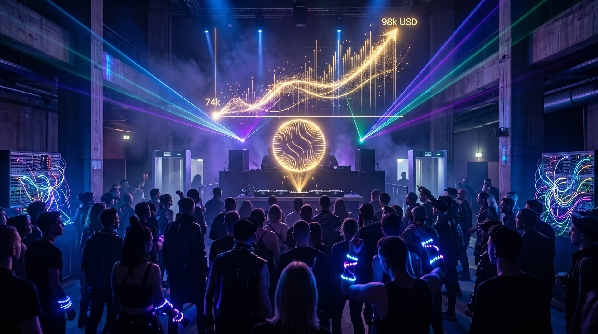 Bitcoin 98.000 USD: Breakout boostet EDM-Web3-Szene