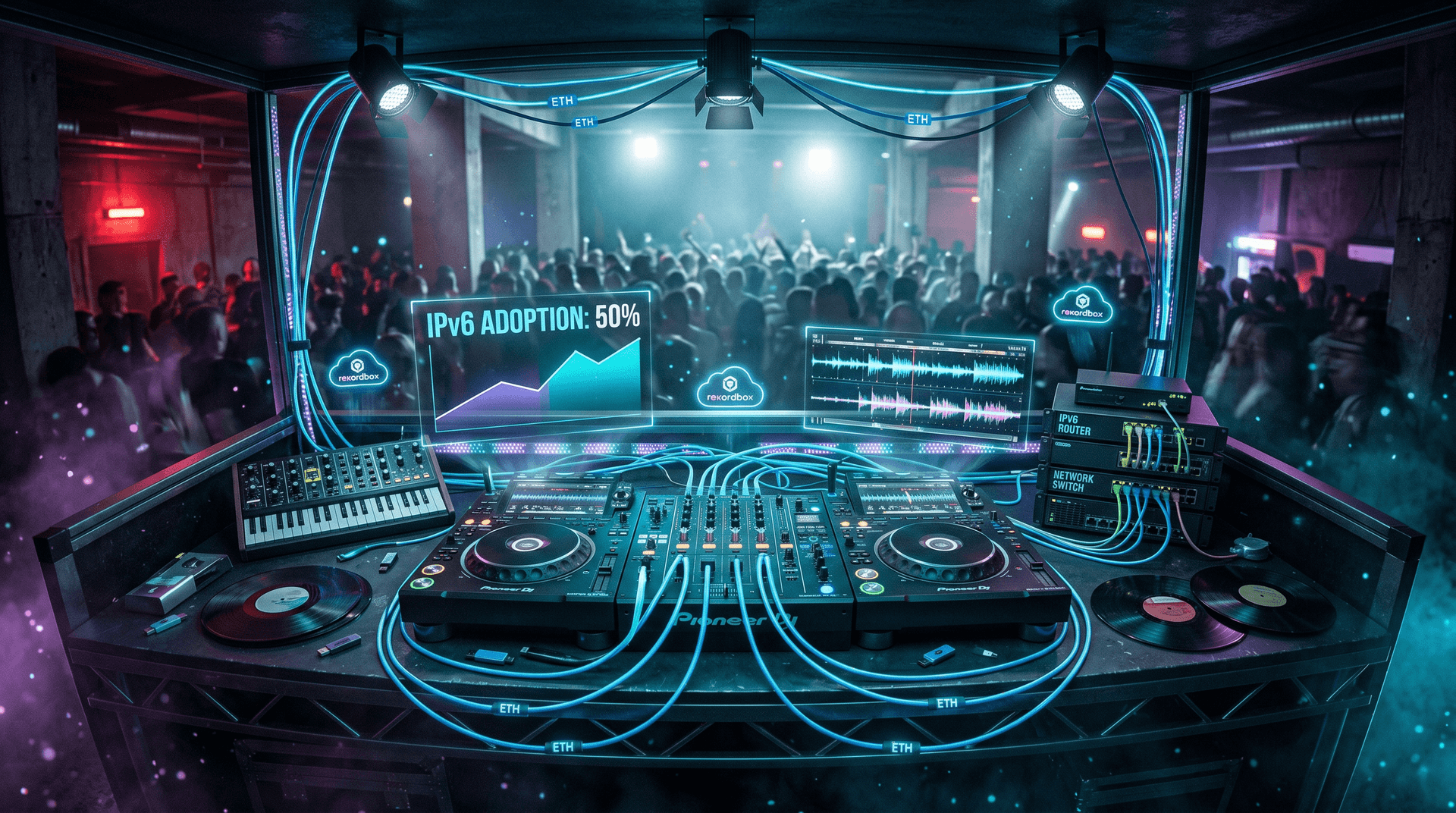 IPv6 Traffic erreicht 50%: DJs sparen 50% Latenz